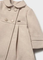 Cappotto Bimba Avorio 2415/12 by MAYORAL