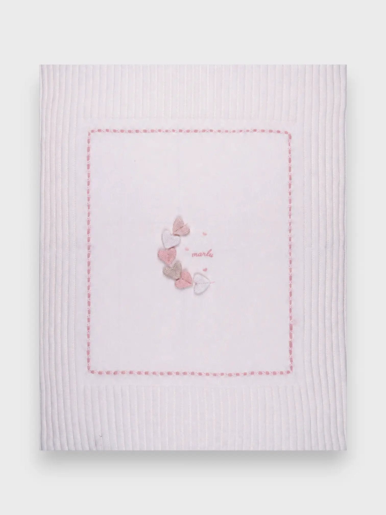 Coperta Neonata Rosa IS1680/R by MARLU'