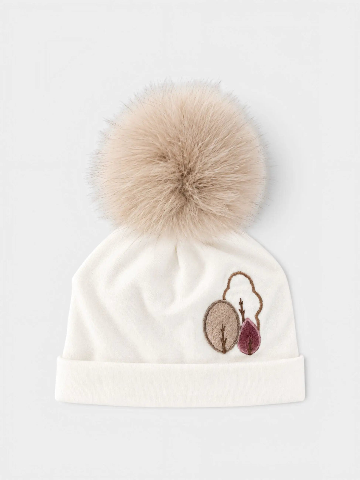 Cuffia Neonata Vaniglia IB2773 by MARLU'