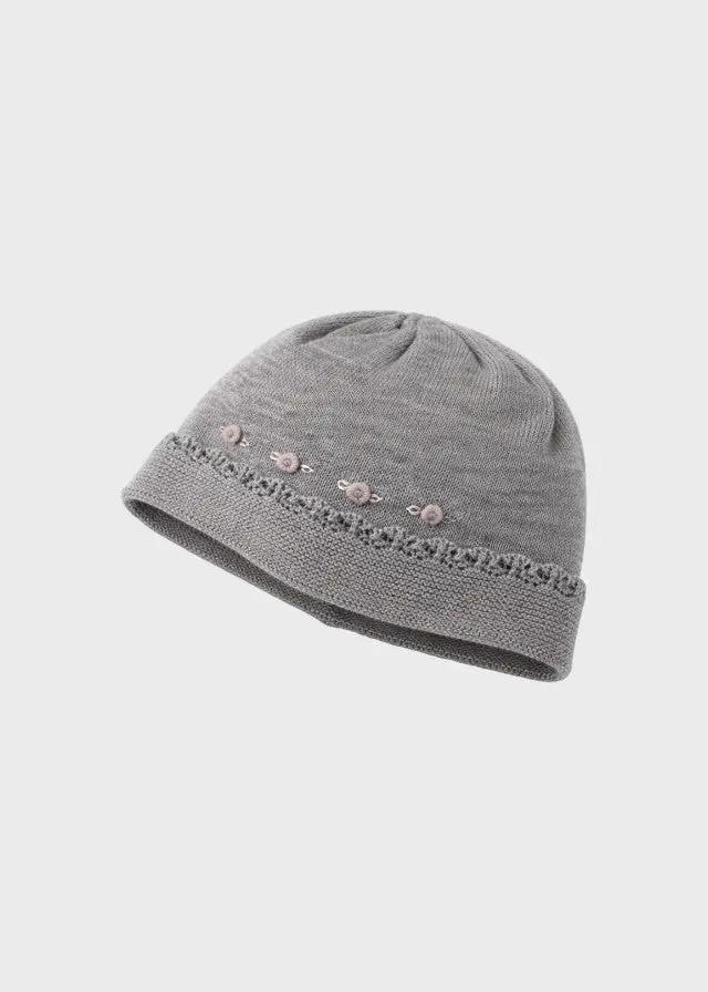 Cuffia Neonata Grigio 680. by BABY LORD