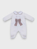 Tutina a coste Neonato Vaniglia IS6714 by MARLU'