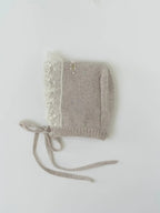 Cuffia Neonata Tortora CLAUDIA/CU-T by PICCOLA GIUGGIOLA