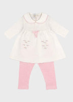 Completo nascita Neonata Bianco CUORI/470-B by BABY LORD
