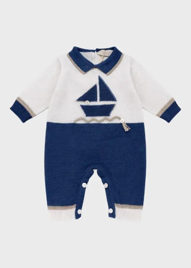 Tutina Neonato Azzurro 7618/A by BIMBALO'