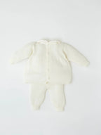 Completo nascita Neonata Panna CLAUDIA/CN by PICCOLA GIUGGIOLA