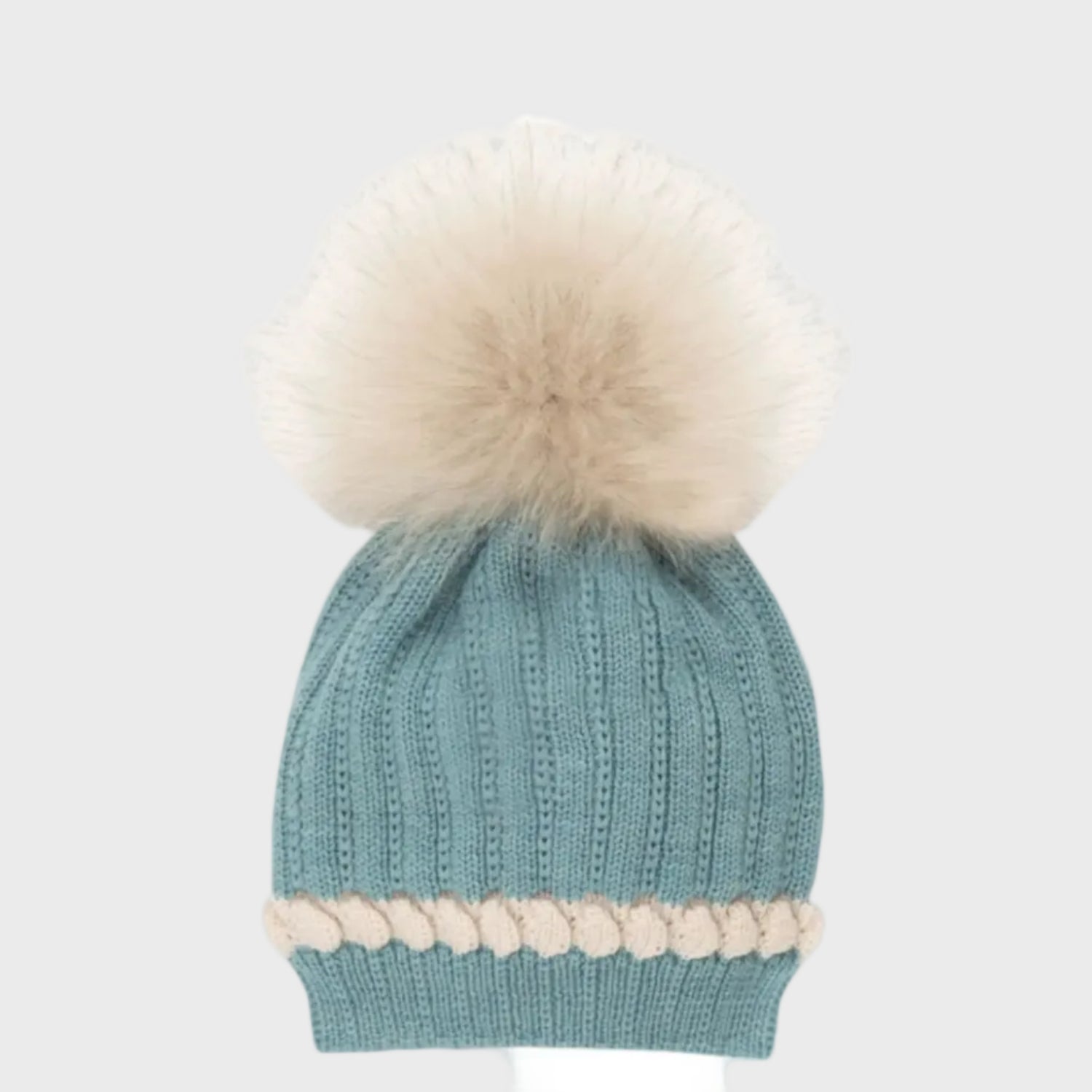 Cuffia Neonata Verde IB1971 by MARLU'