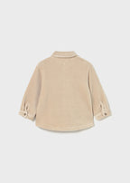 Camicia Bimbo Velluto Coste Beige Cotone 2105/51