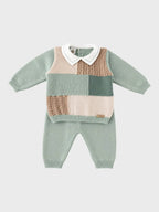 Completo nascita Neonato Verde IS6050 by MARLU'