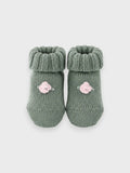 Babbucce Neonata Verde FIORI DI LOTO 715/6231 by BABY LORD