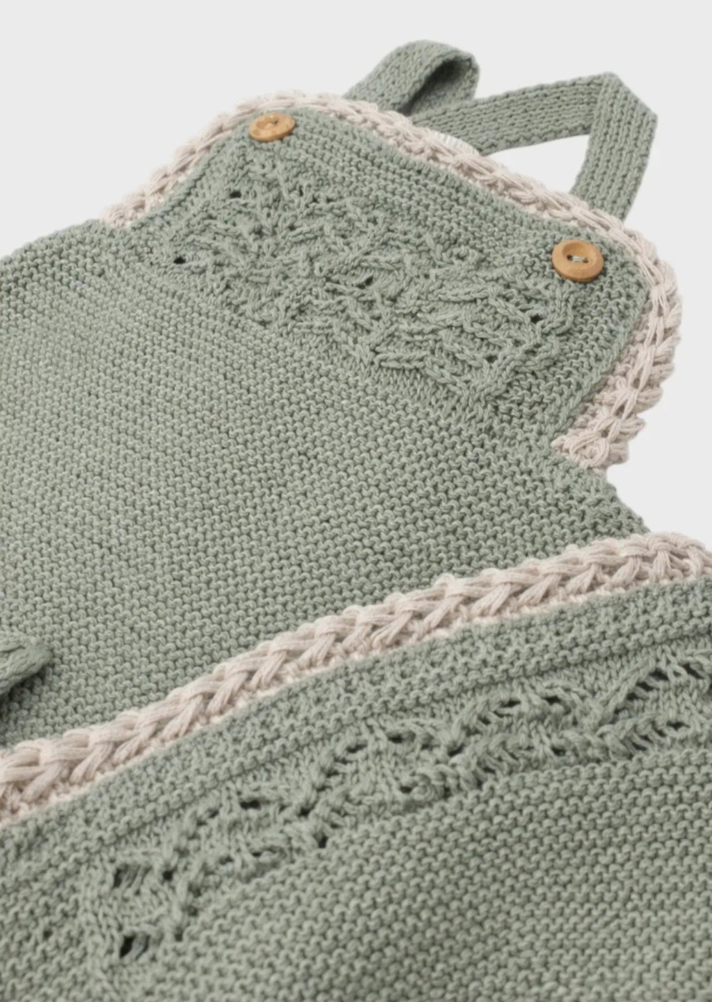 Salopette Bimba Verde CROCHE' 8004/24 by MARTA Y PAULA