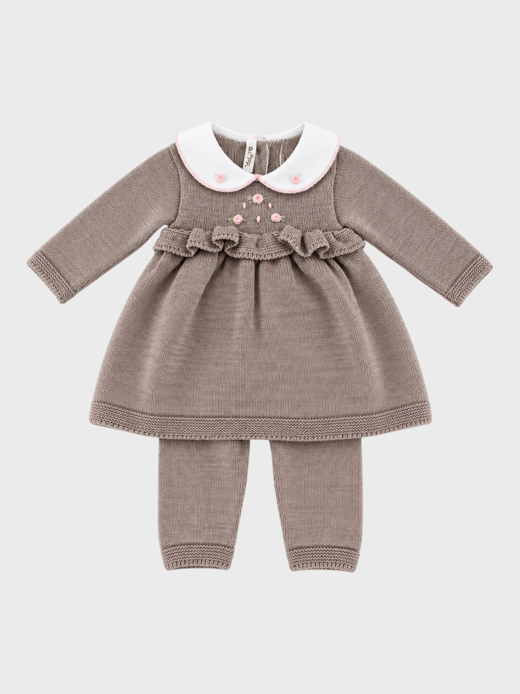 Completo nascita Neonata Beige ROUCHES 403