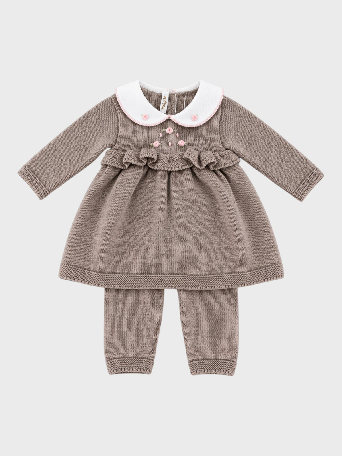 Completo nascita Neonata Beige ROUCHES 403