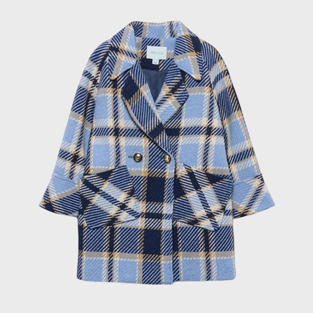 Cappotto Bimba Cielo 5845/4 by ABEL & LULA