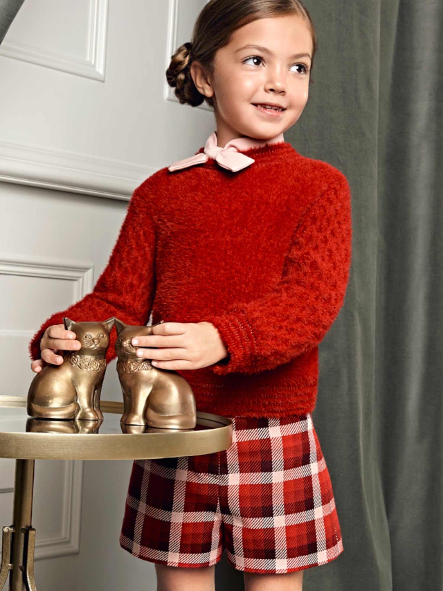 Maglione pelo Bimba Rosso 5827/71 -  NANU' BABY