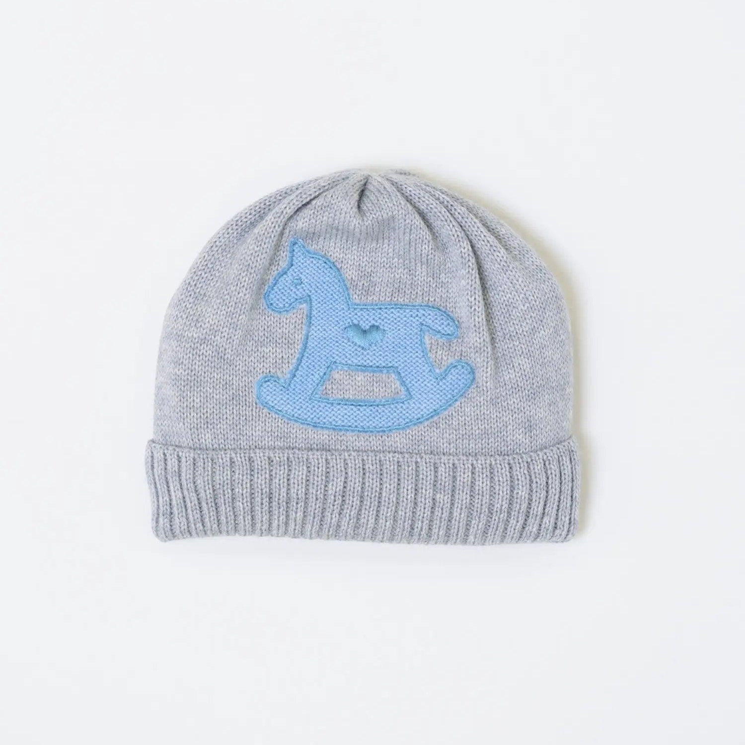 Cuffia Neonato Grigio CAVALLINO/602 by BABY LORD