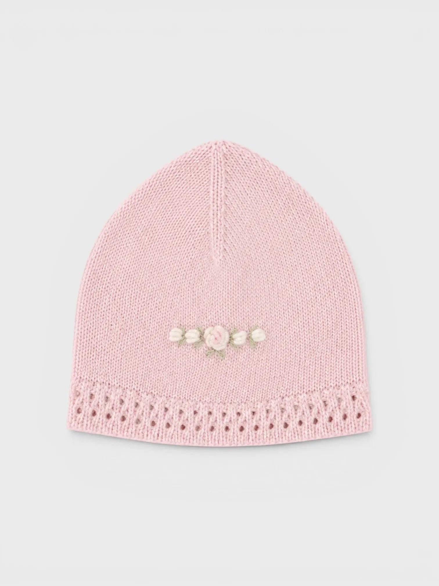 Cuffia Neonata Rosa TIANA/CU by PICCOLA GIUGGIOLA