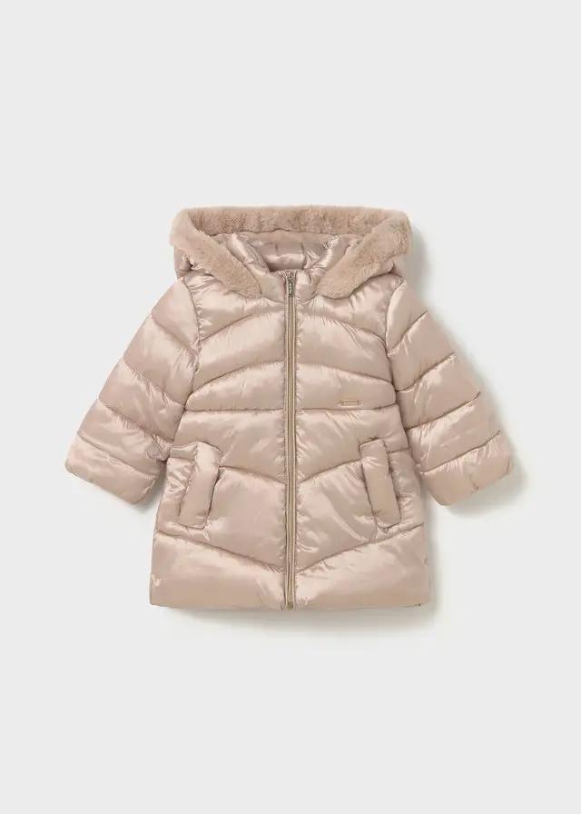 Cappotto Bimba Beige 2440/28 by MAYORAL