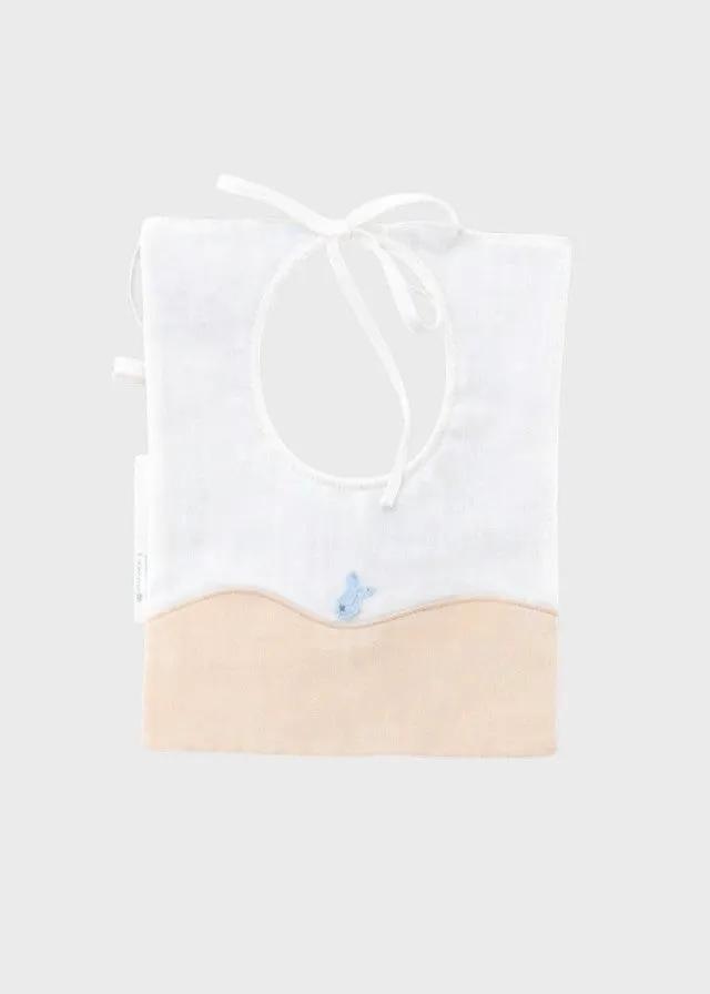 Bavetta Neonato Bianco AMALFI 1404 by PICCOLA GIUGGIOLA