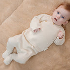 Pantaloni Neonato Bianco CL25293025 by LITTLE DUTCH