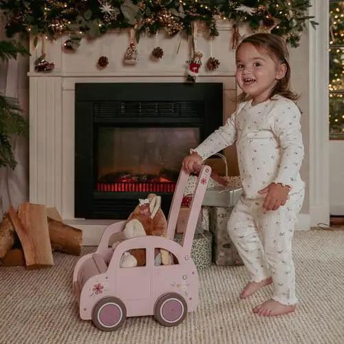 Carrellino primi passi Rosa LD7128 by LITTLE DUTCH