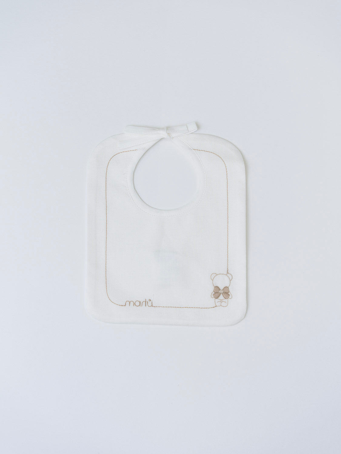 Bavetta Neonato BIANCO IN59BAV -  NANU' BABY