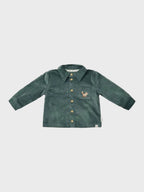 Camicia Bimbo Verde CL25091073 by LITTLE DUTCH