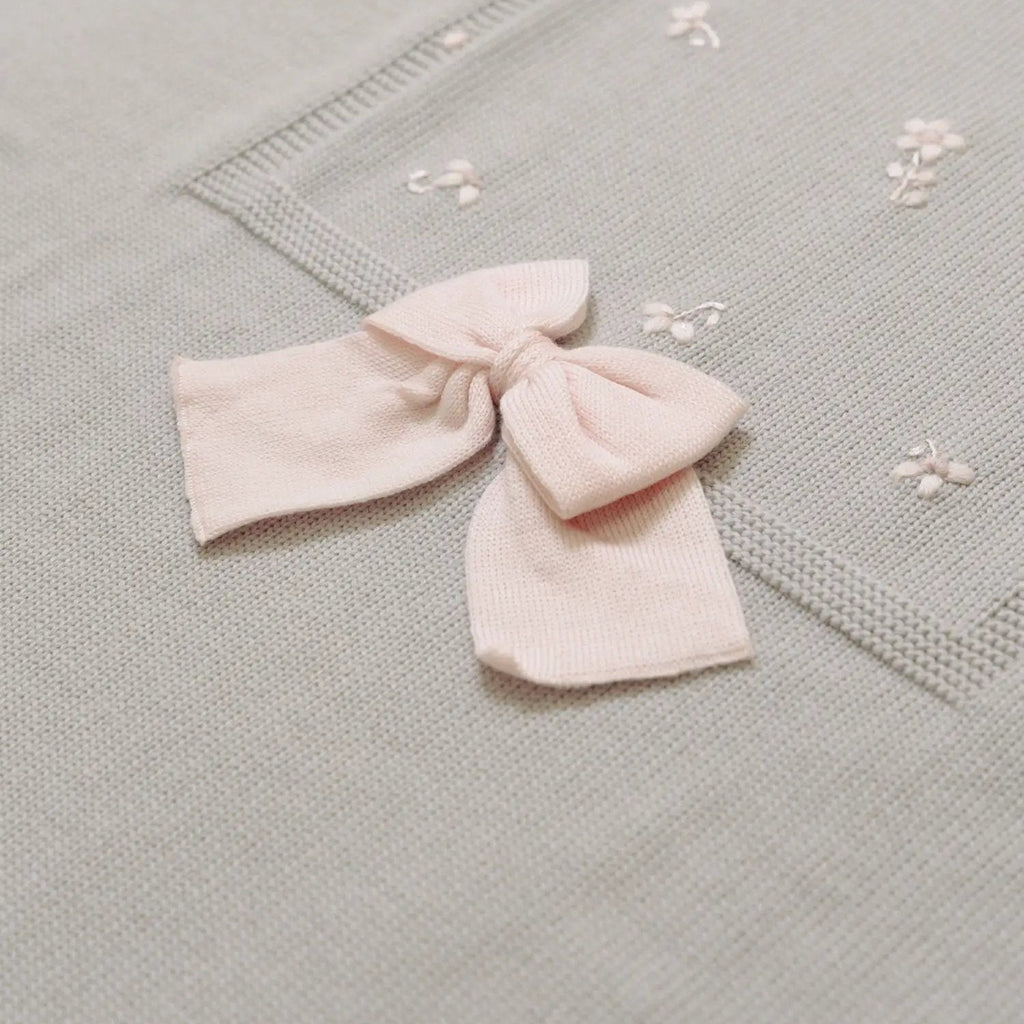 Coperta Neonata Avorio FIORI 132/S by BABY LORD