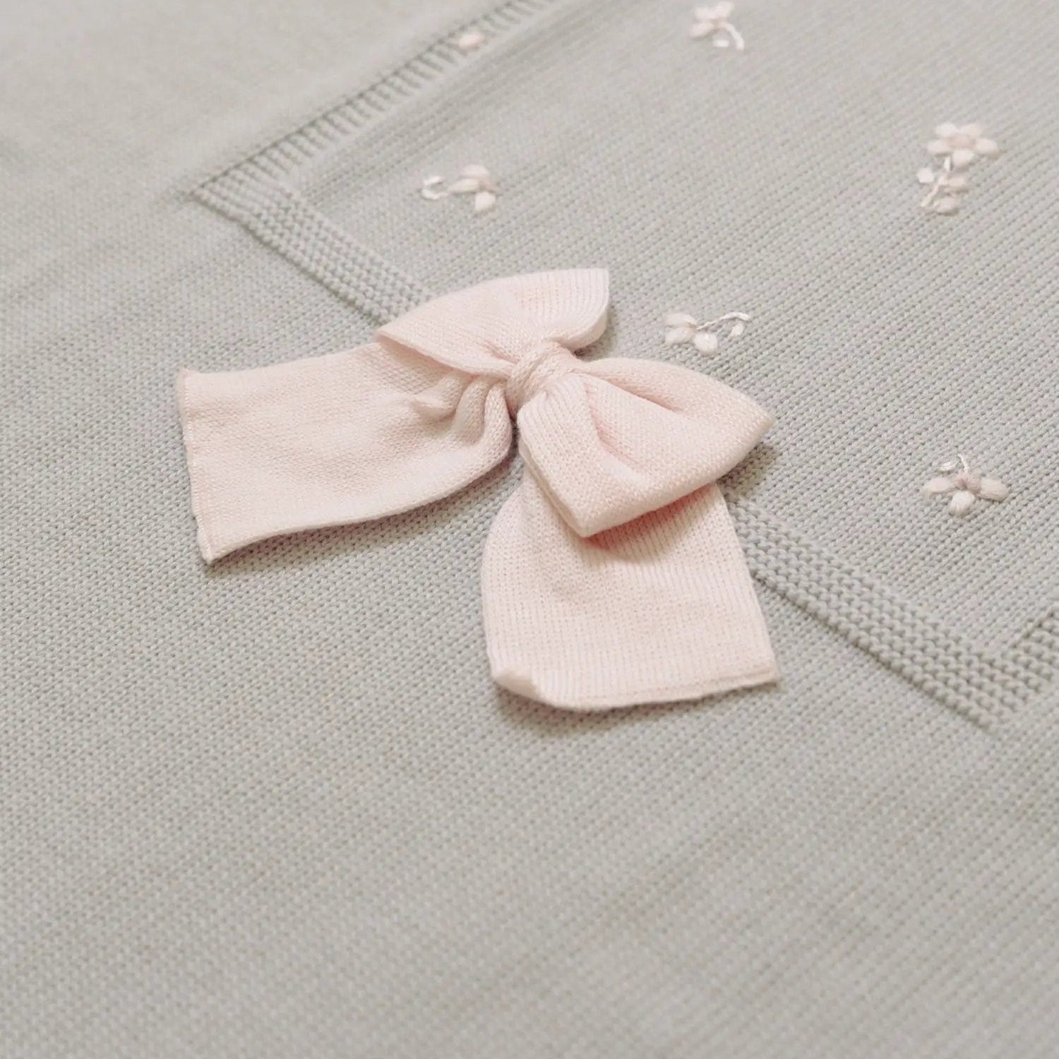 Coperta Neonata Avorio FIORI 132/S by BABY LORD