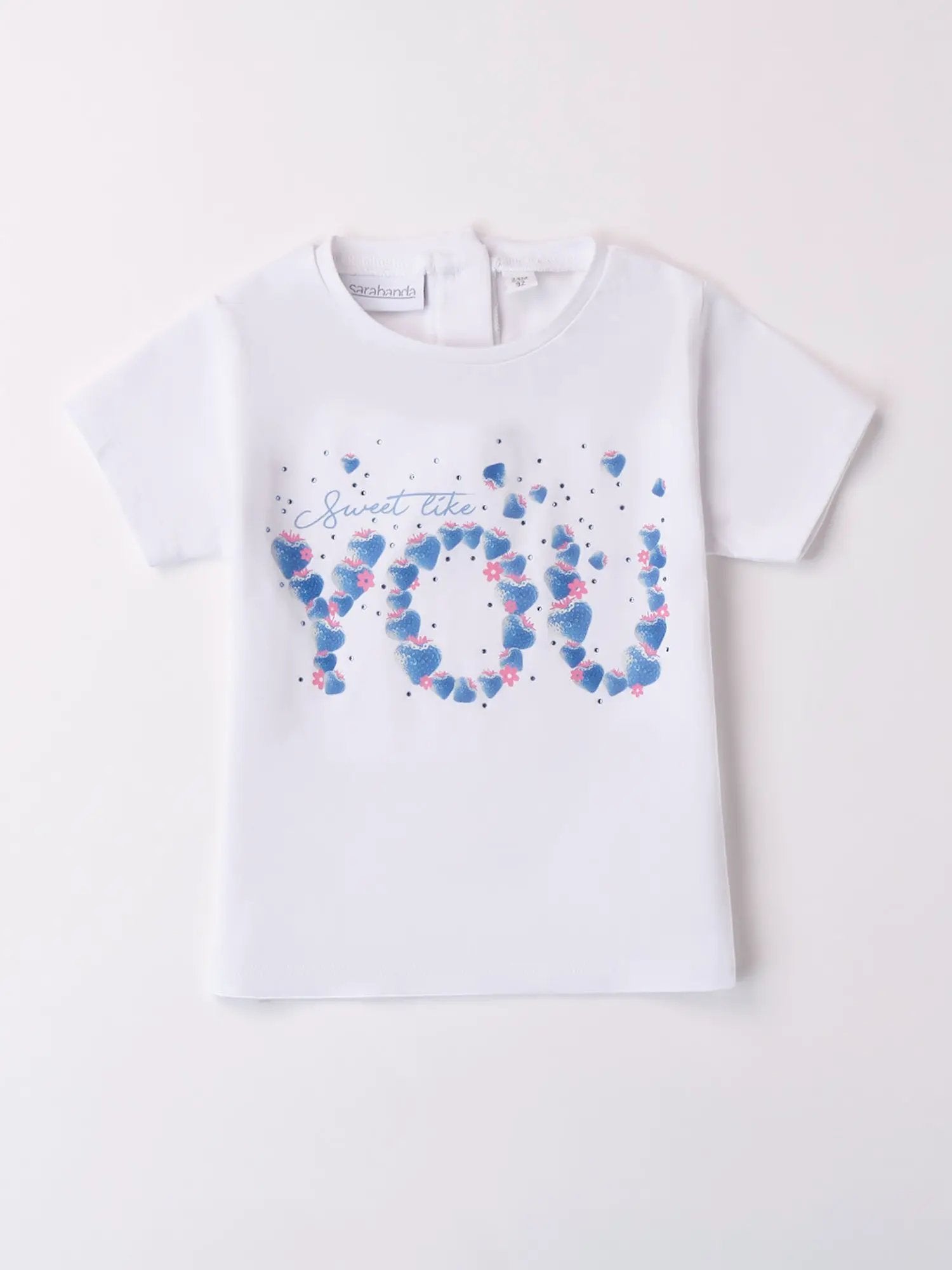 T-shirt Bimba Bianco 0B312/0113 by SARABANDA