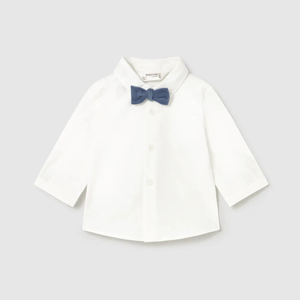 Camicia Bimbo Ecru 2196/20 by MAYORAL