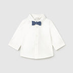 Camicia Bimbo Ecru 2196/20 by MAYORAL