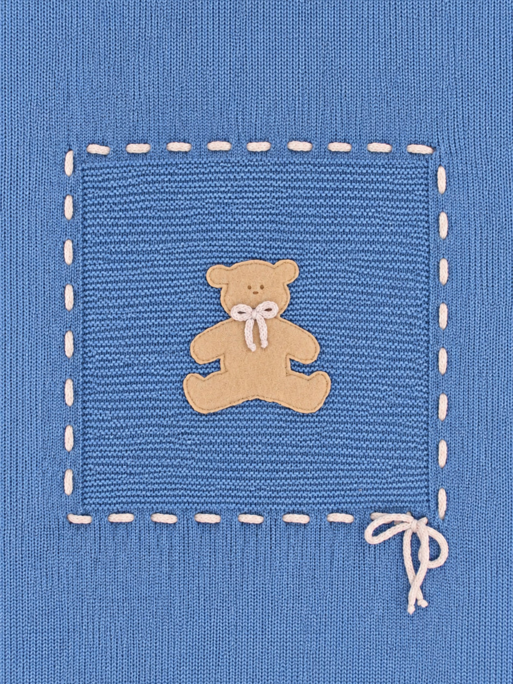 Coperta Neonato Blu ORSETTO 114
