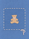 Coperta Neonato Blu ORSETTO 114