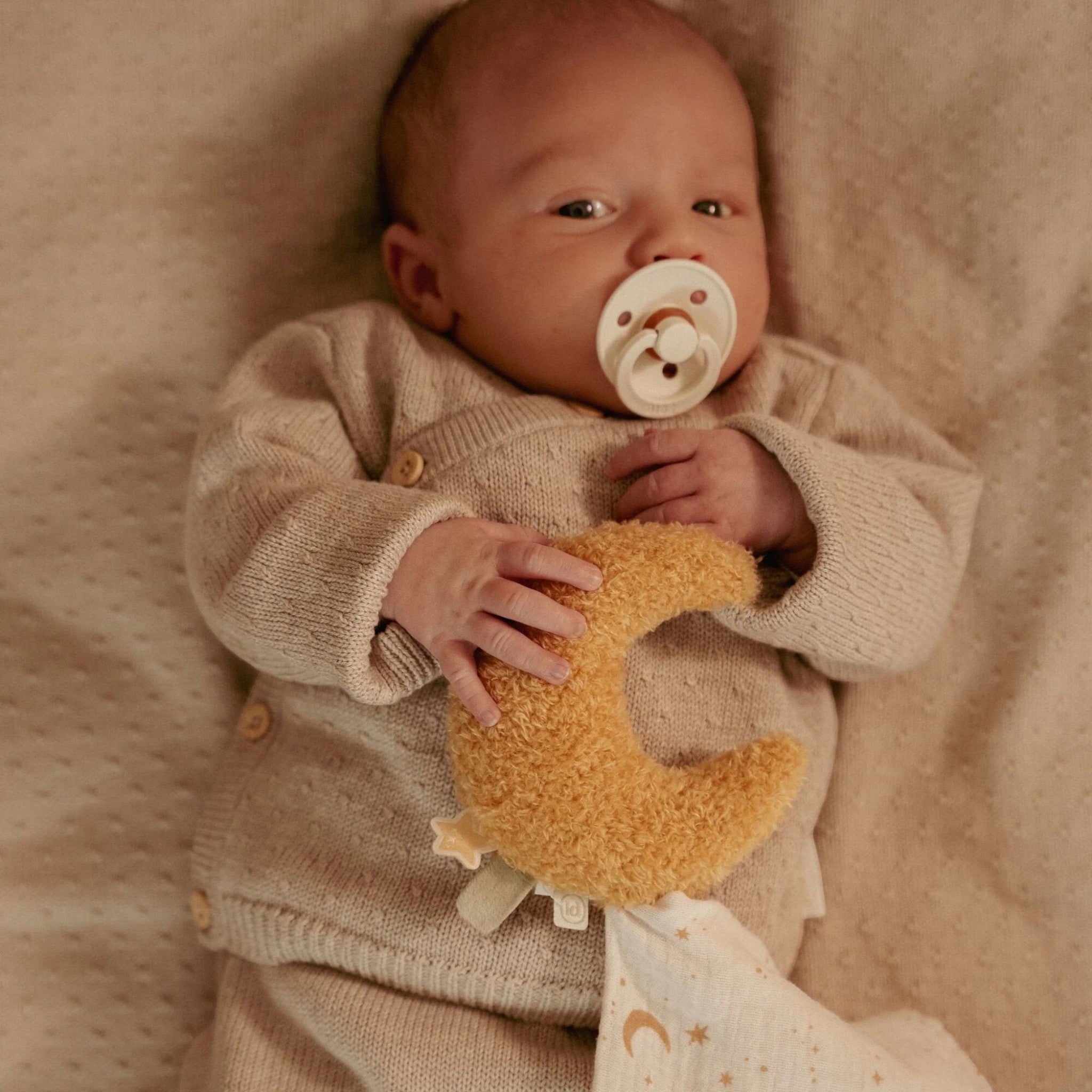 Cardigan in maglia Neonato Beige CL25292001