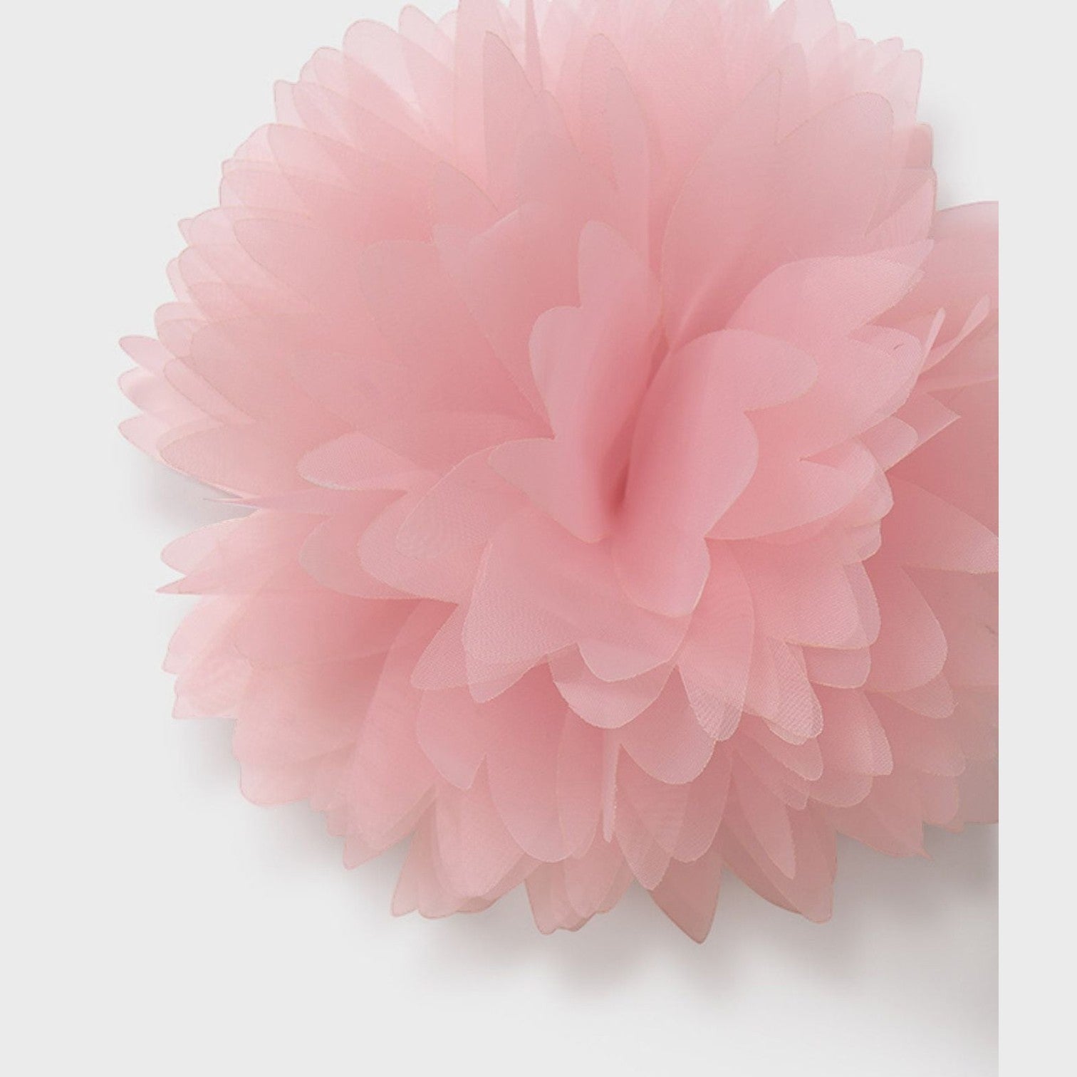 Fermaglio fiore organza  ROSA 5409/R -  NANU' BABY