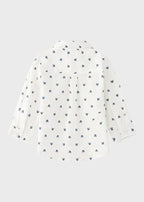 Minibanda Camicia Bimbo Ecru 98 Percent Cotone 2 Percent Elastan Primavera Estate 3G60000 3G600/00