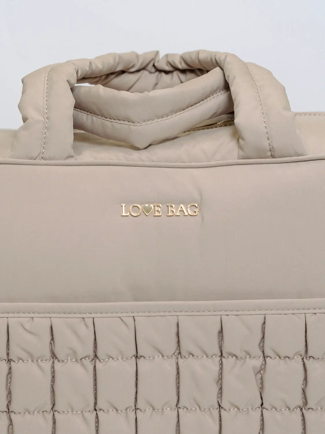 Borsa Beige BORSA 48 ORE L TESSUTO BEIGE by LOVE BAG