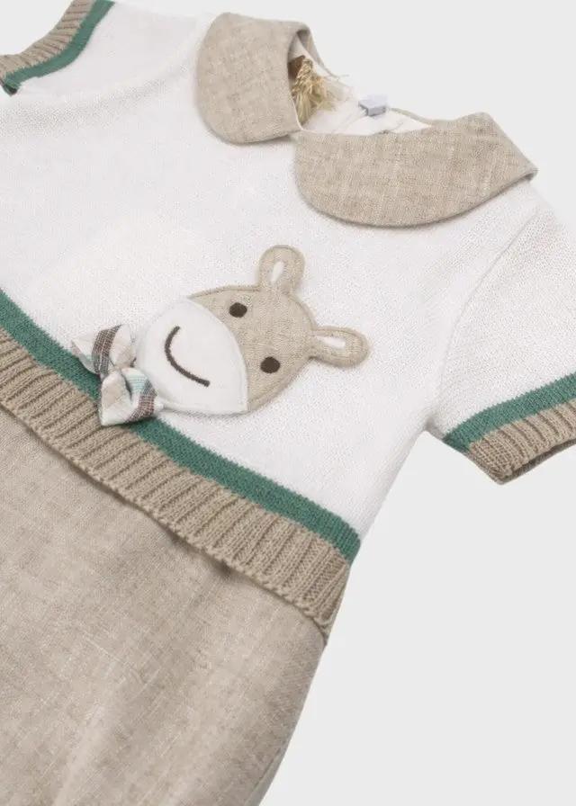 Pagliaccetto Neonato Avorio 7613 by BIMBALO'