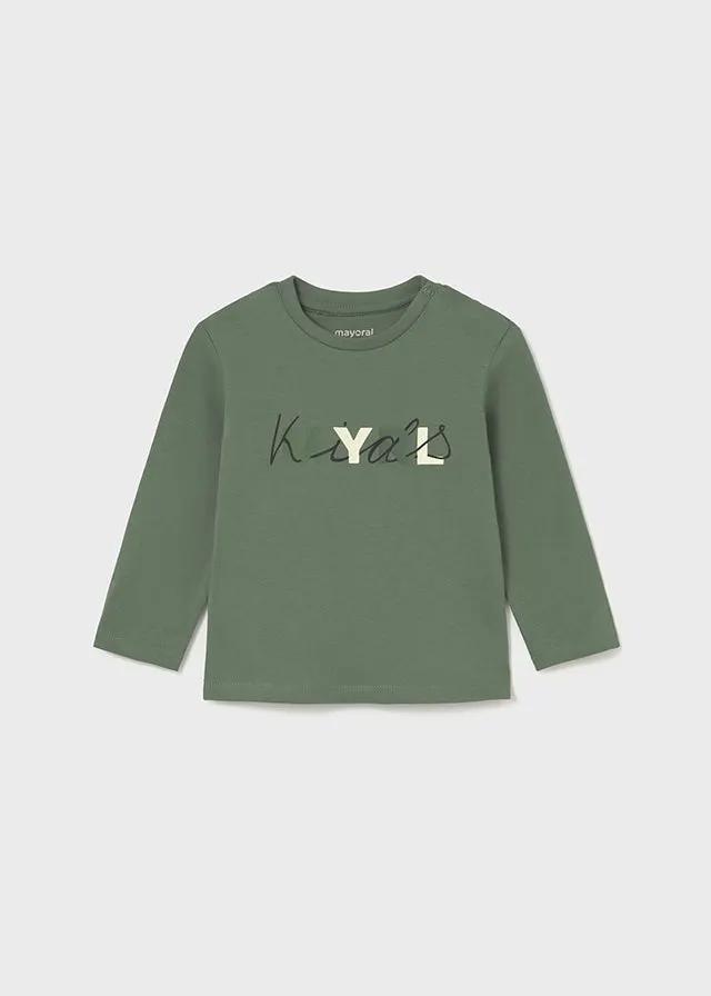 T-shirt Bimbo Verde 108/31 by MAYORAL