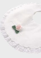 Bavetta Neonata Bianco DELIZIA/BV by PICCOLA GIUGGIOLA
