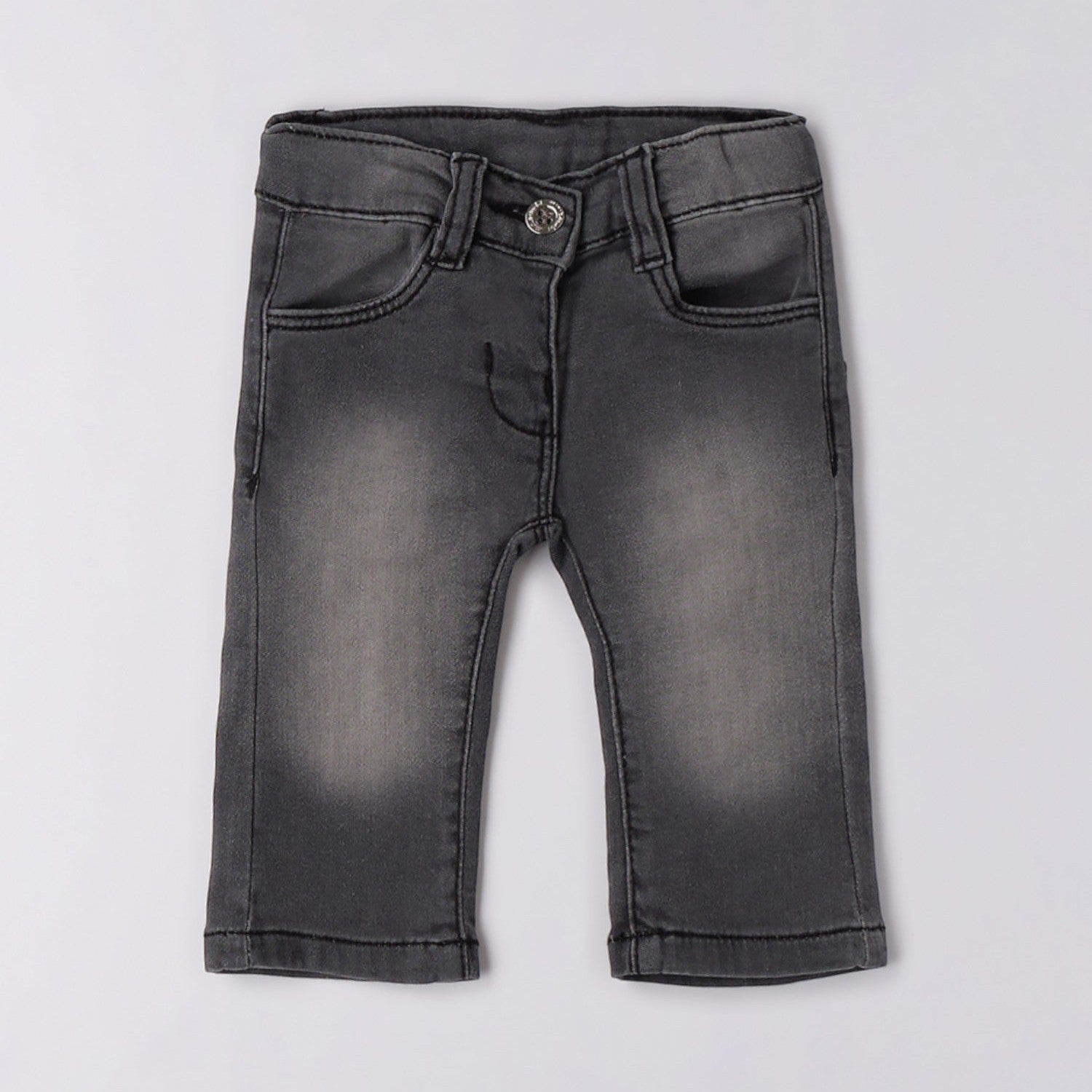 Pantalone Denim Lungo Bimba Grigio 3F740/7992 -  NANU' BABY