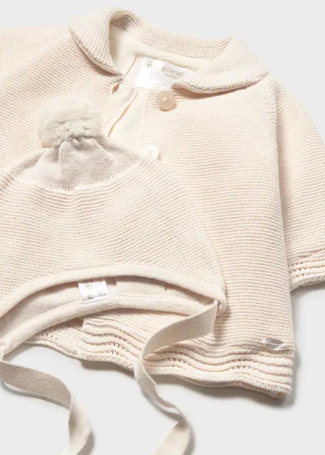 Cappotto Bimba Avorio 2403/86 by MAYORAL