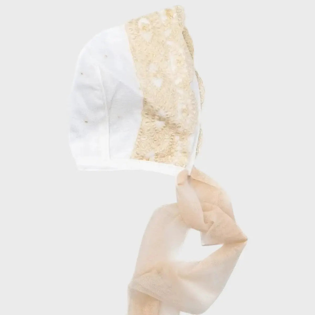 Cuffia Neonata Bianco 009-20167 by MARTIN ARANDA