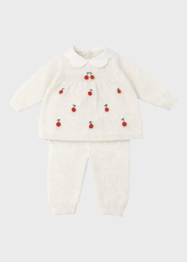 Completo nascita Neonata Avorio CHERRY/CN by PICCOLA GIUGGIOLA
