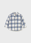 Camicia Bimbo Maniche Lunghe Azzurro Cotone 2104/84