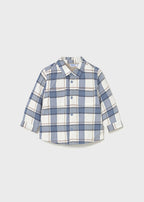 Camicia Bimbo Maniche Lunghe Azzurro Cotone 2104/84