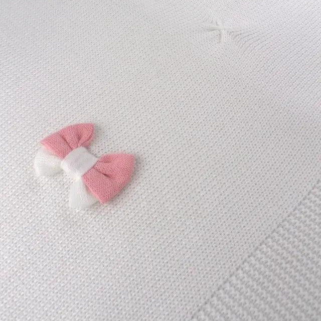Coperta Neonata Panna DOPPIO FIOCCO 124 by BABY LORD