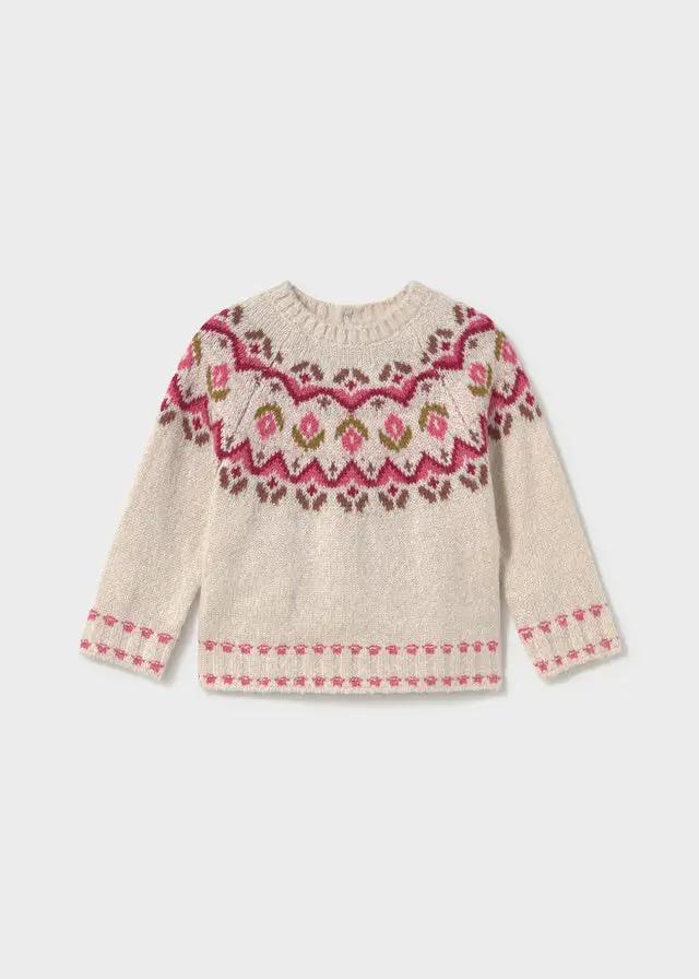 Maglia Bimba Avorio 2384/51 by MAYORAL