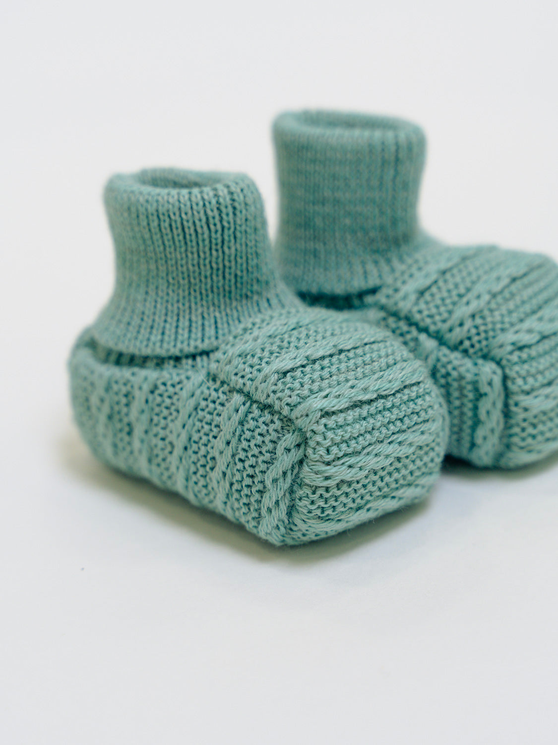 Babbucce Neonato VERDE IN66S -  NANU' BABY