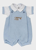 Salopette Neonato Bianco LPB1204 by SARTORIA DEI PICCOLI